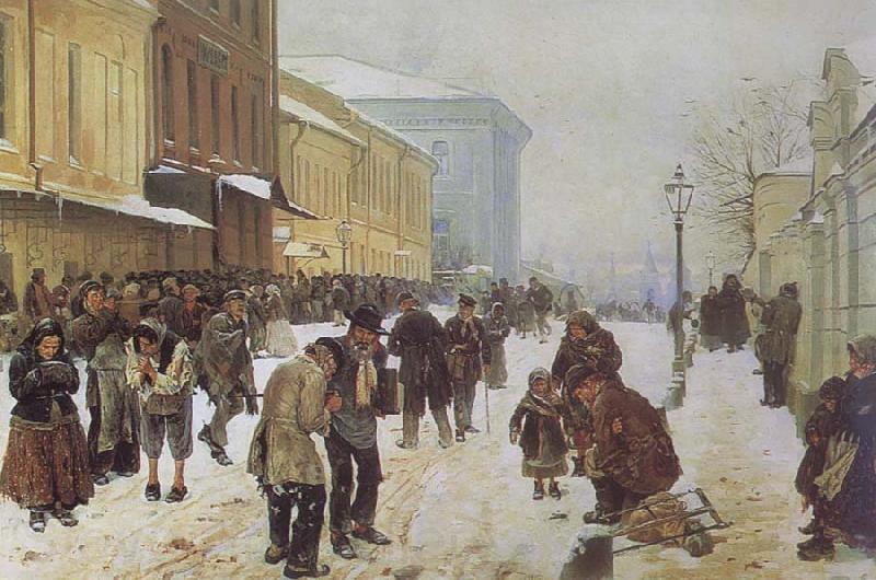 Makovsky, Vladimir A Doss-House Norge oil painting art